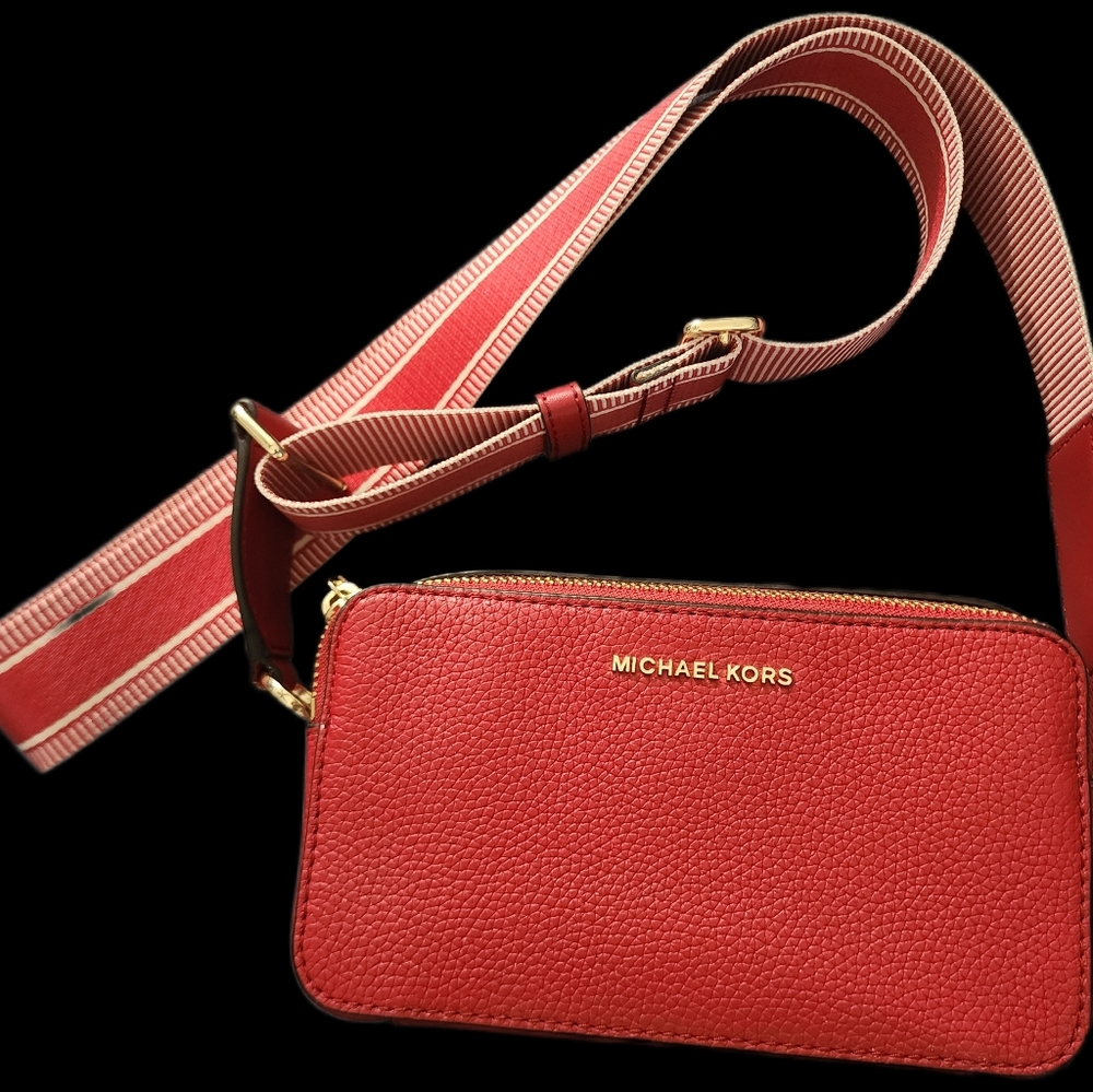 Michael Kors Red Crossbody Bag
